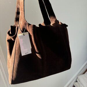 Mango Suede Shopper Bag - NWT, never used